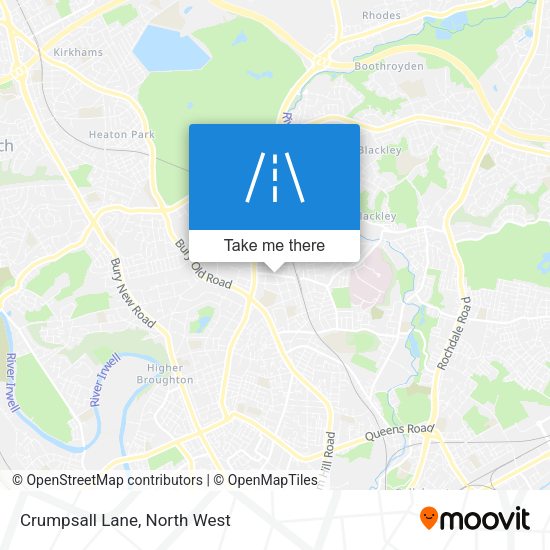 Crumpsall Lane map