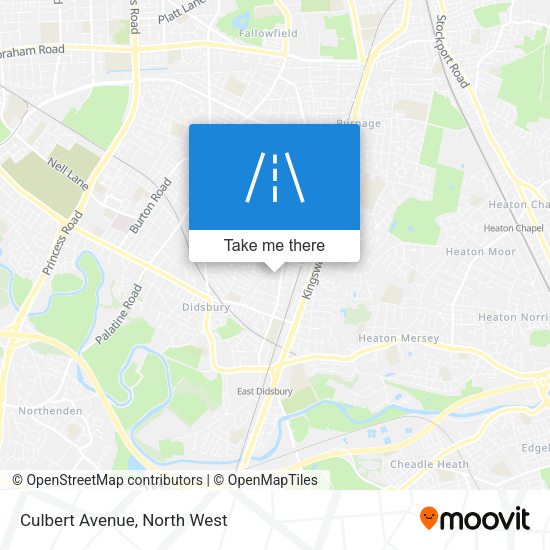 Culbert Avenue map
