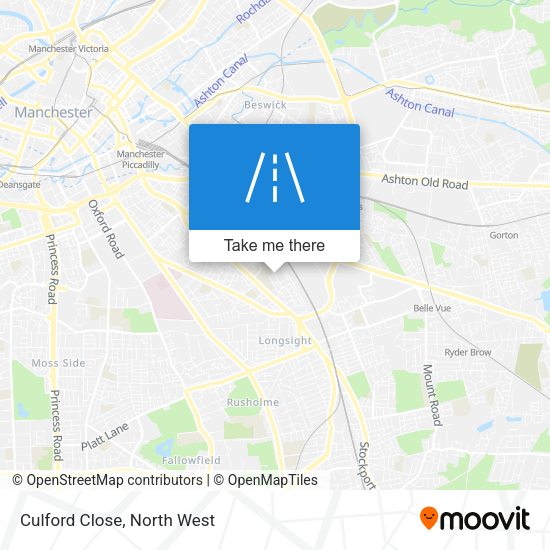 Culford Close map