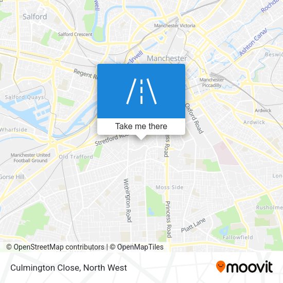 Culmington Close map