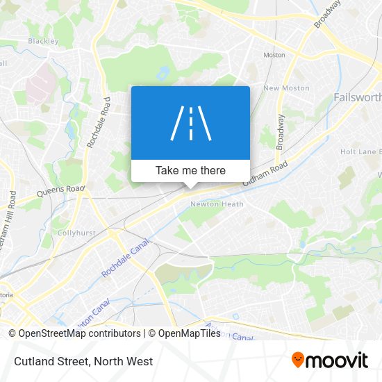 Cutland Street map