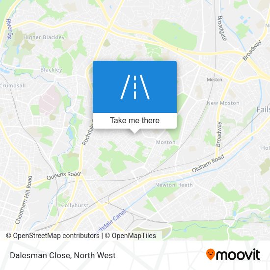 Dalesman Close map