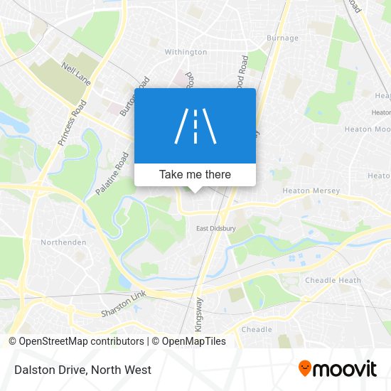 Dalston Drive map
