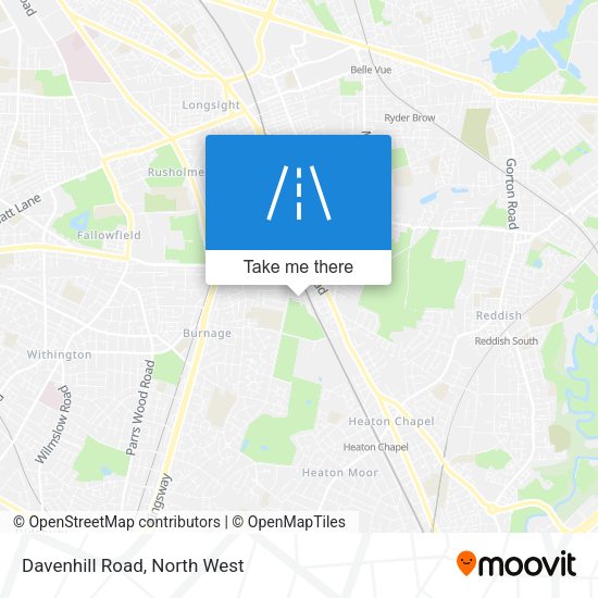 Davenhill Road map