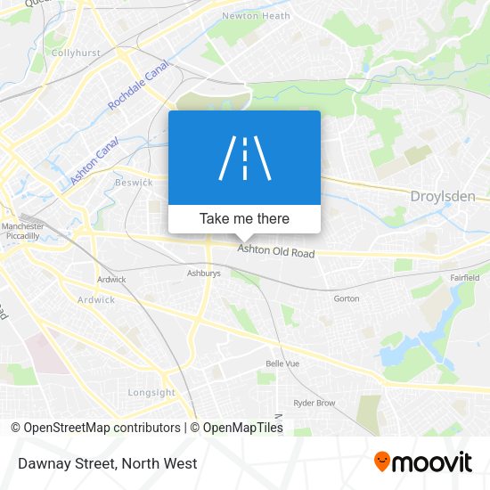 Dawnay Street map