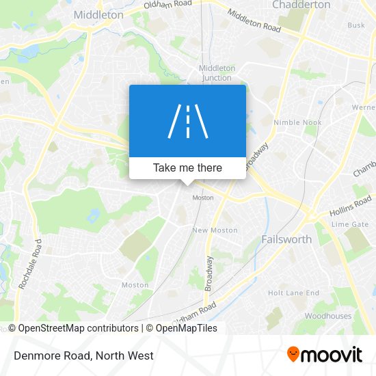 Denmore Road map