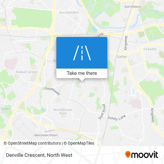 Denville Crescent map