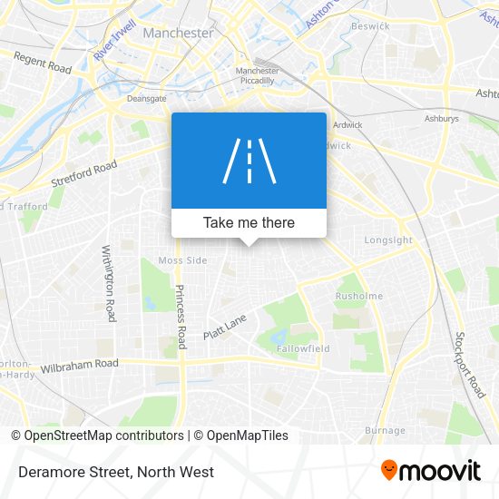 Deramore Street map
