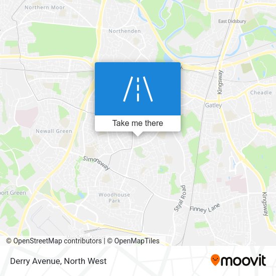 Derry Avenue map