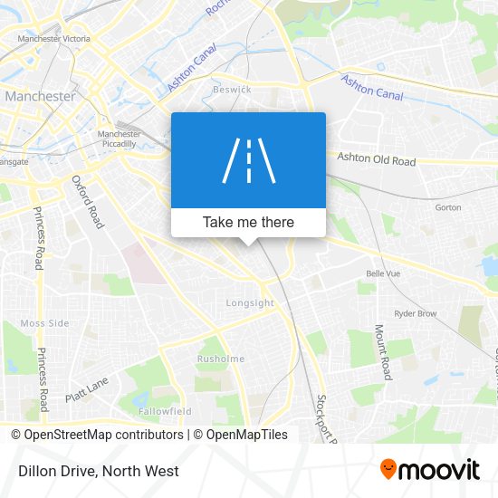 Dillon Drive map