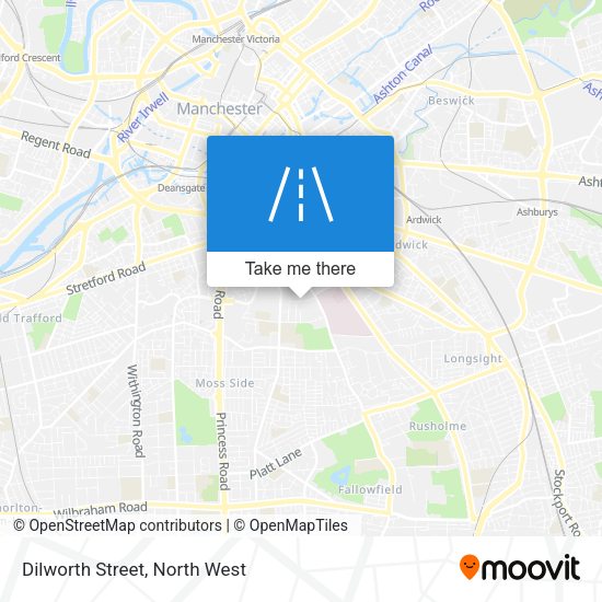 Dilworth Street map