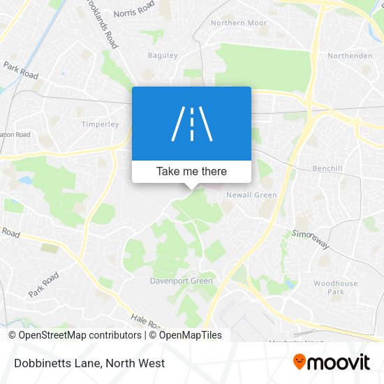 Dobbinetts Lane map