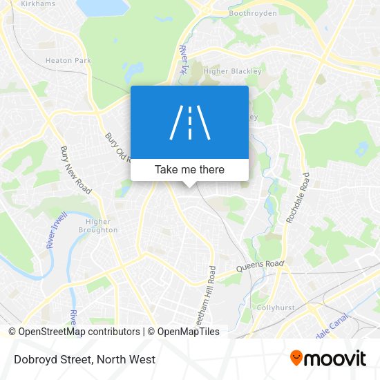 Dobroyd Street map