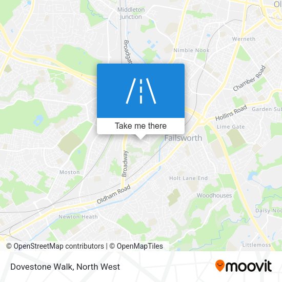 Dovestone Walk map