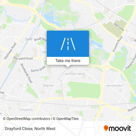 Drayford Close map