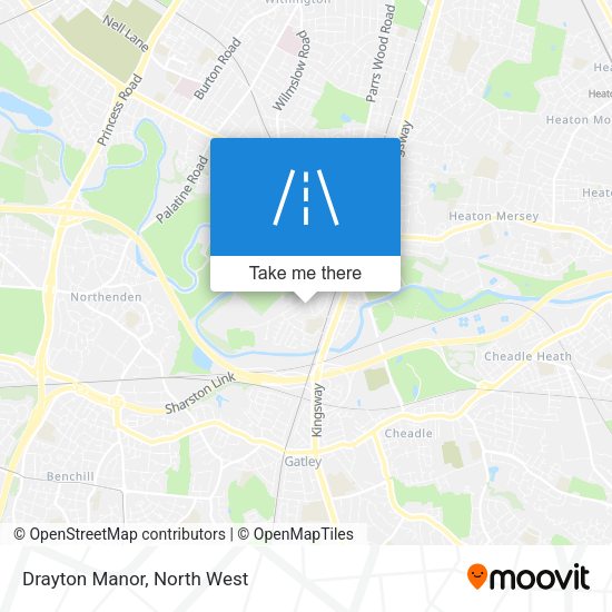 Drayton Manor map