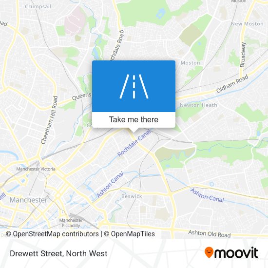 Drewett Street map