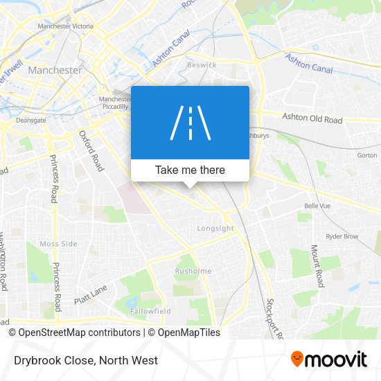 Drybrook Close map