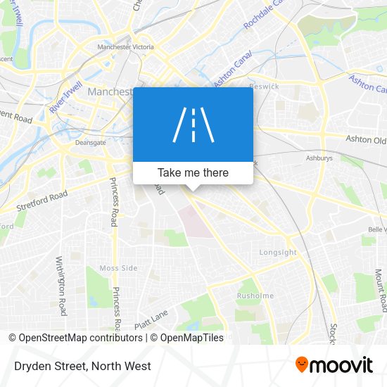 Dryden Street map