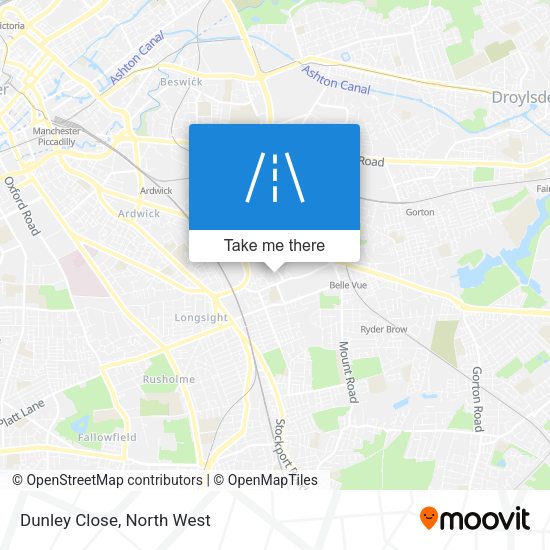 Dunley Close map