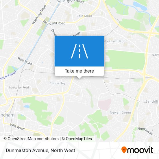 Dunmaston Avenue map