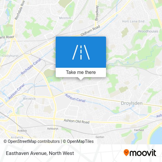 Easthaven Avenue map