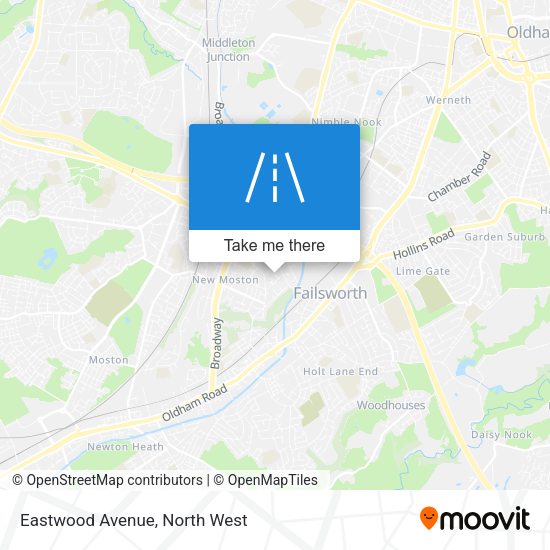 Eastwood Avenue map