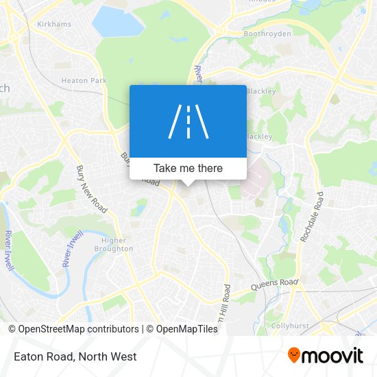 Eaton Road map