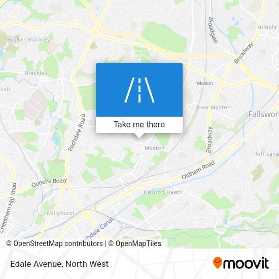 Edale Avenue map