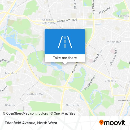 Edenfield Avenue map