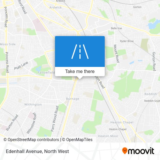 Edenhall Avenue map