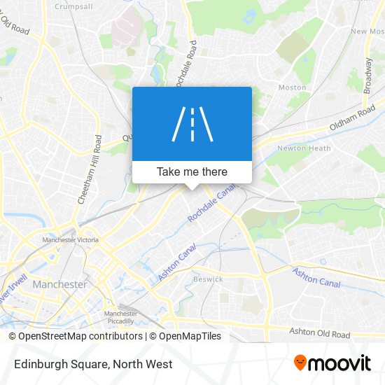 Edinburgh Square map