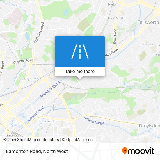 Edmonton Road map
