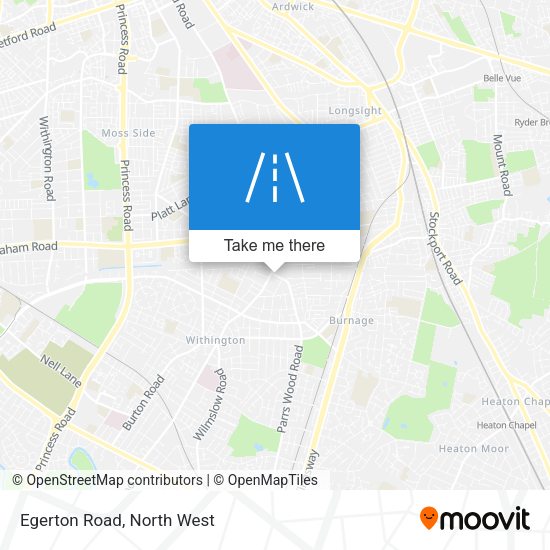 Egerton Road map