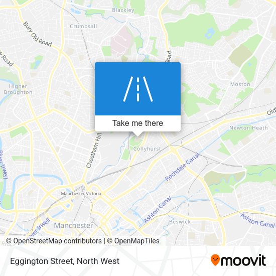 Eggington Street map
