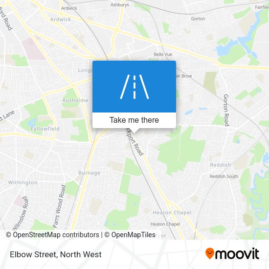Elbow Street map
