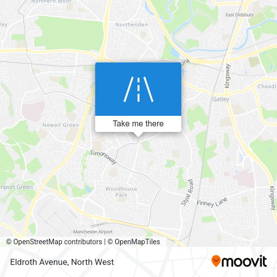 Eldroth Avenue map
