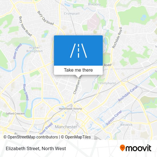 Elizabeth Street map