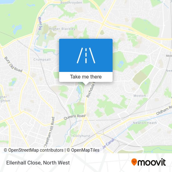 Ellenhall Close map