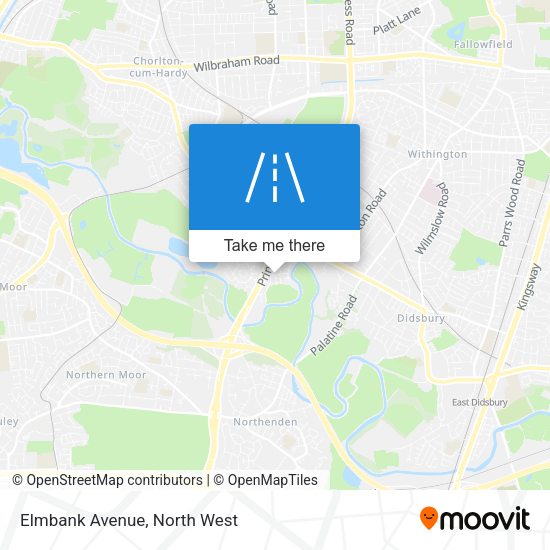 Elmbank Avenue map