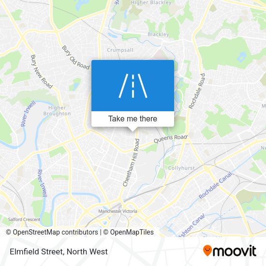 Elmfield Street map