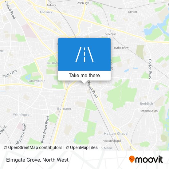 Elmgate Grove map