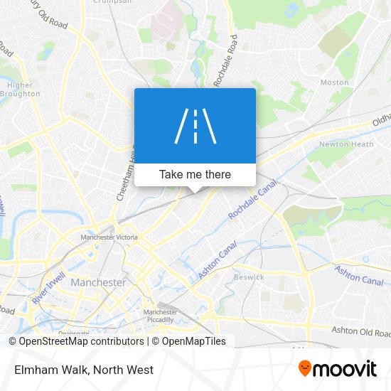 Elmham Walk map
