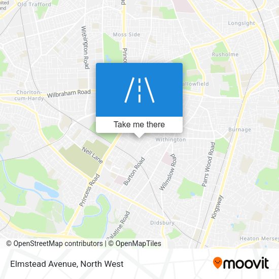 Elmstead Avenue map