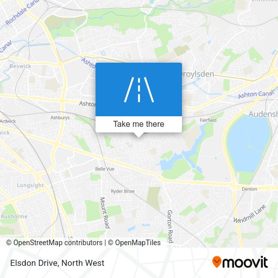 Elsdon Drive map