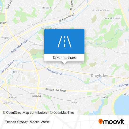 Ember Street map