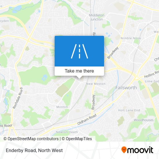 Enderby Road map