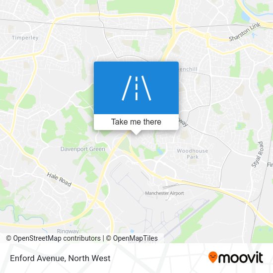 Enford Avenue map