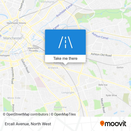 Ercall Avenue map