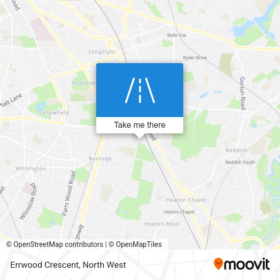 Errwood Crescent map
